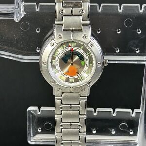 Paul Jardin Stainless Steel Quartz World Zodiac Dial Watch Japan Movt